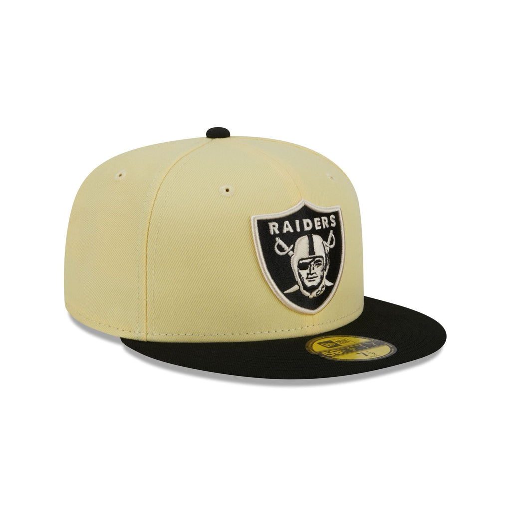 New Era Las Vegas Raiders Soft Yellow 2023 59FIFTY Fitted Hat