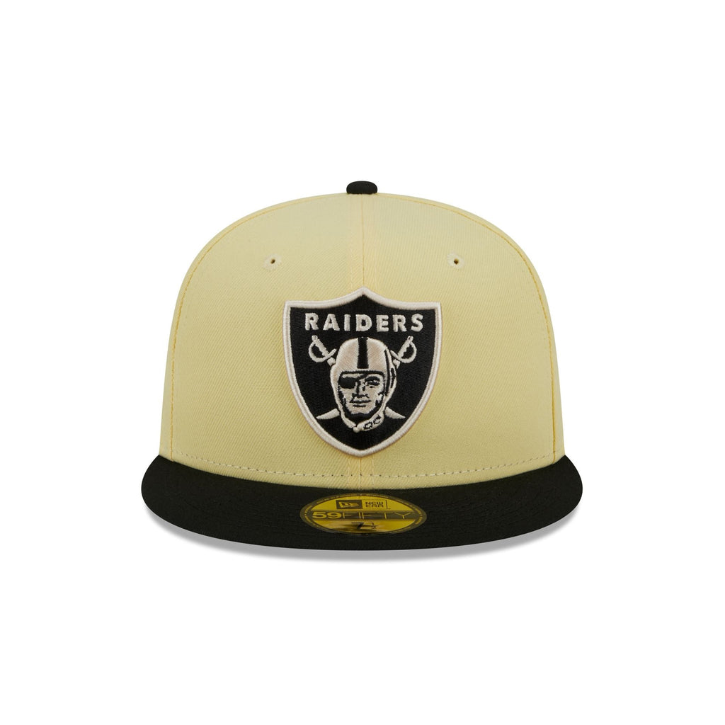 New Era Las Vegas Raiders Soft Yellow 2023 59FIFTY Fitted Hat