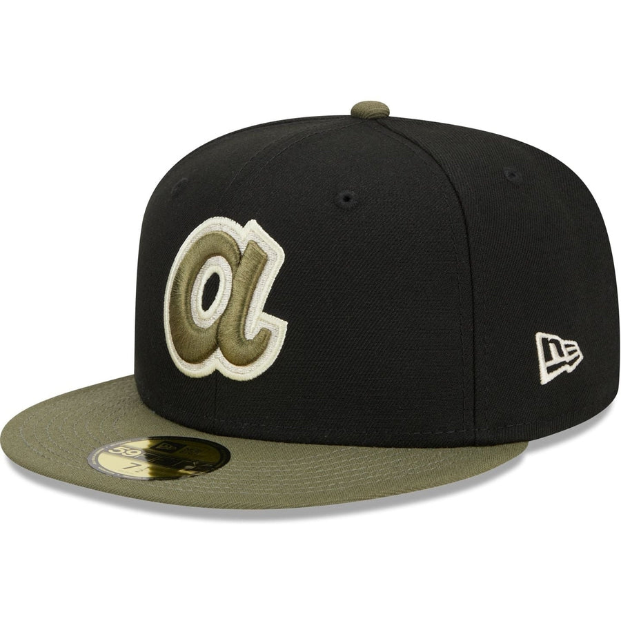 Casquette New Era 59FIFTY Atlanta Braves - Edition Série Mondiale 2021 - Taille 7 7/8 - Navy/Red/Gray UV - Neuf