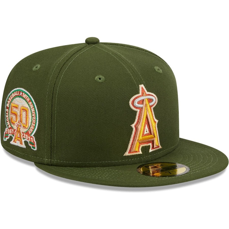New Era Los Angeles Angels Autumn Flannel 2023 59FIFTY Fitted Hat
