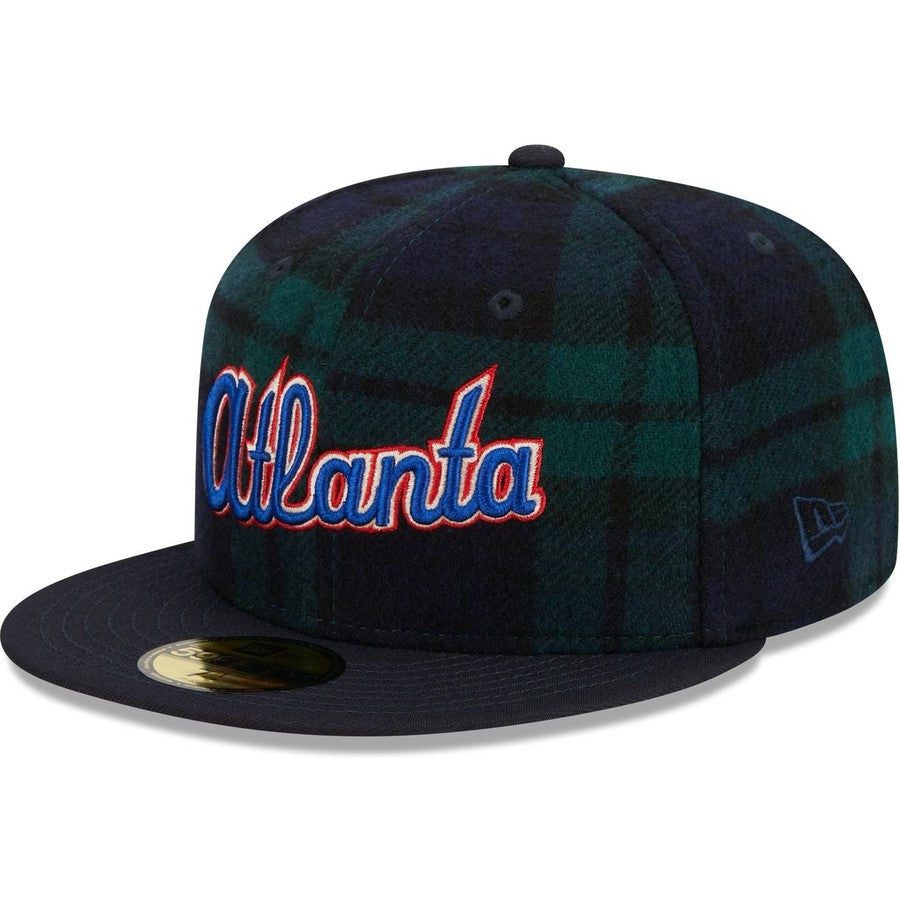 New Era Atlanta Braves Plaid 2023 59FIFTY Fitted Hat