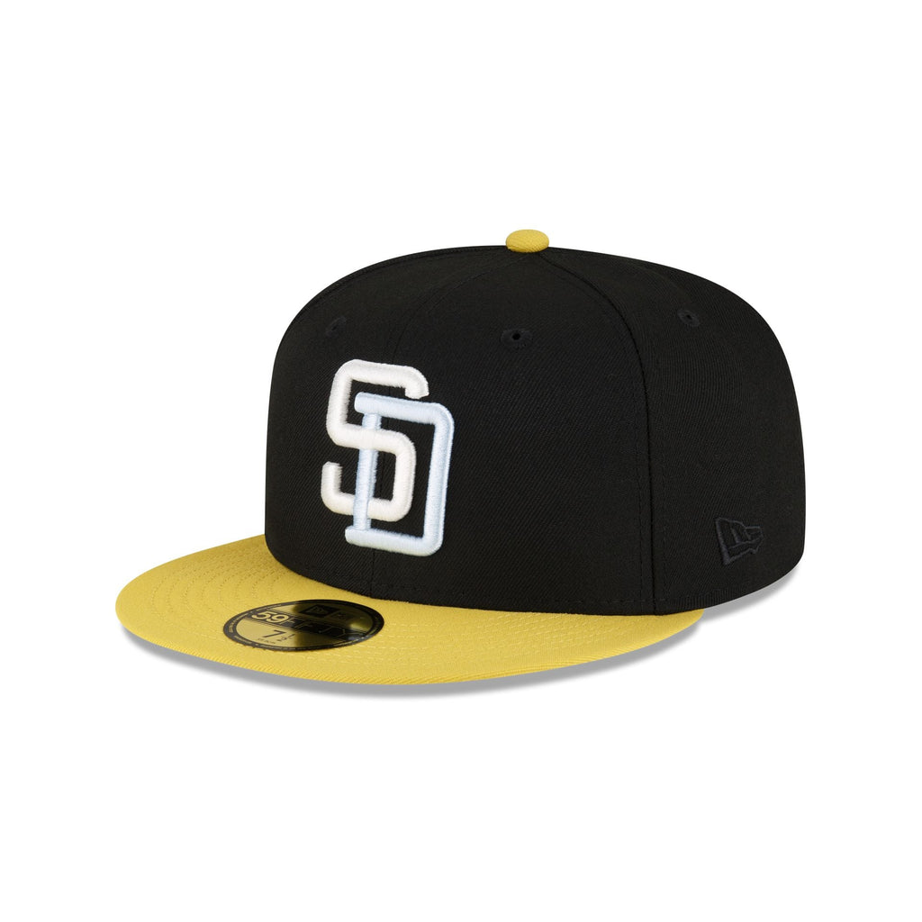 New Era San Diego Padres Chartreuse Visor 2023 59FIFTY Fitted Hat