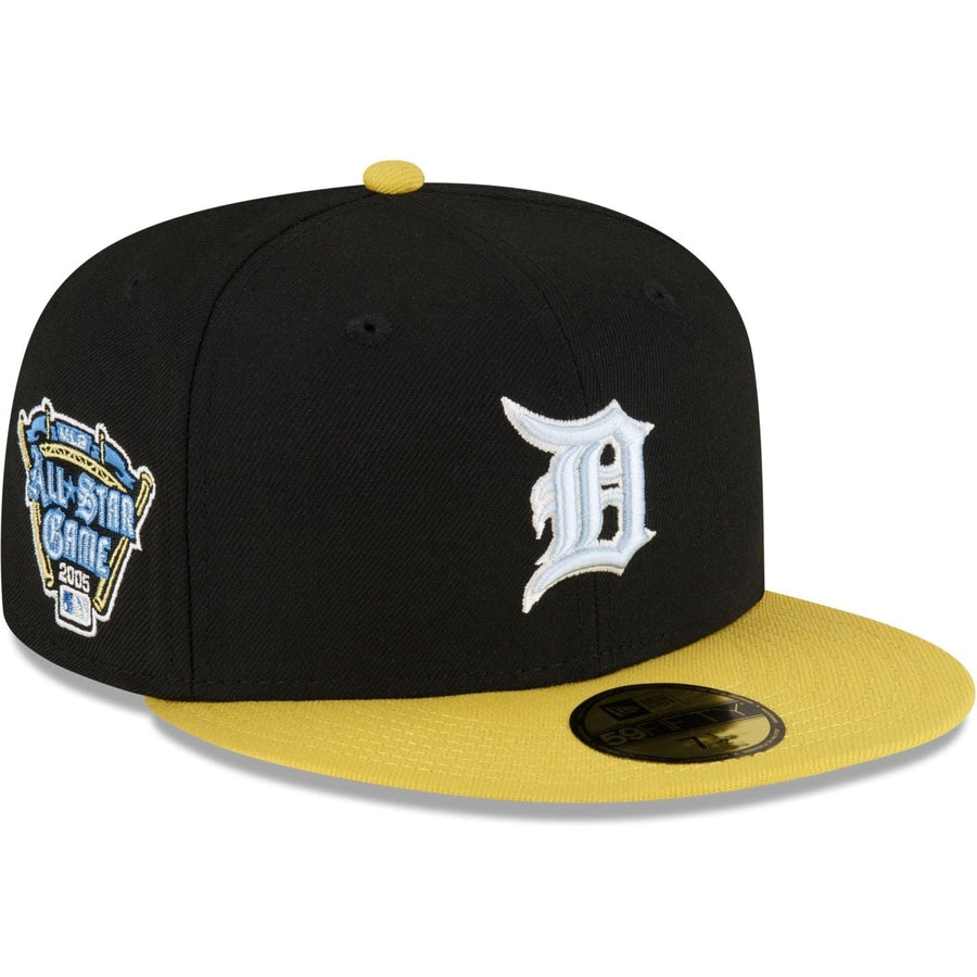 New Era Detroit Tigers Chartreuse Visor 2023 59FIFTY Fitted Hat