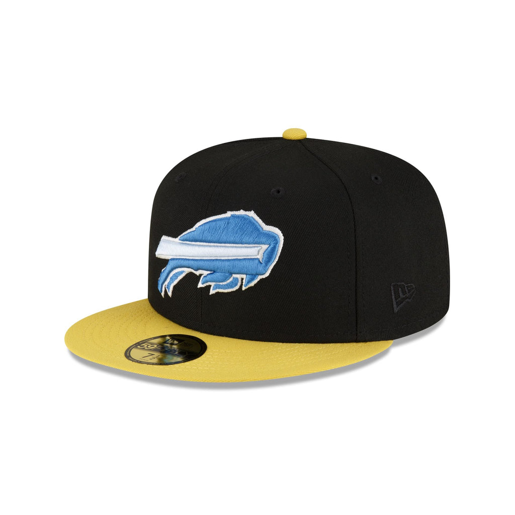 New Era Buffalo Bills Chartreuse Visor 2023 59FIFTY Fitted Hat