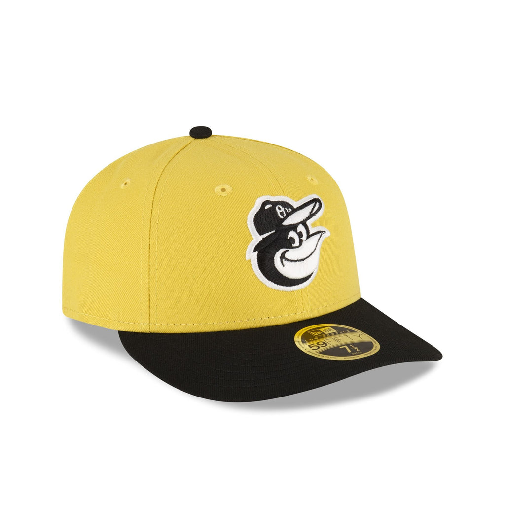 New Era Baltimore Orioles Chartreuse Crown Low Profile 2023 59FIFTY Fitted Hat