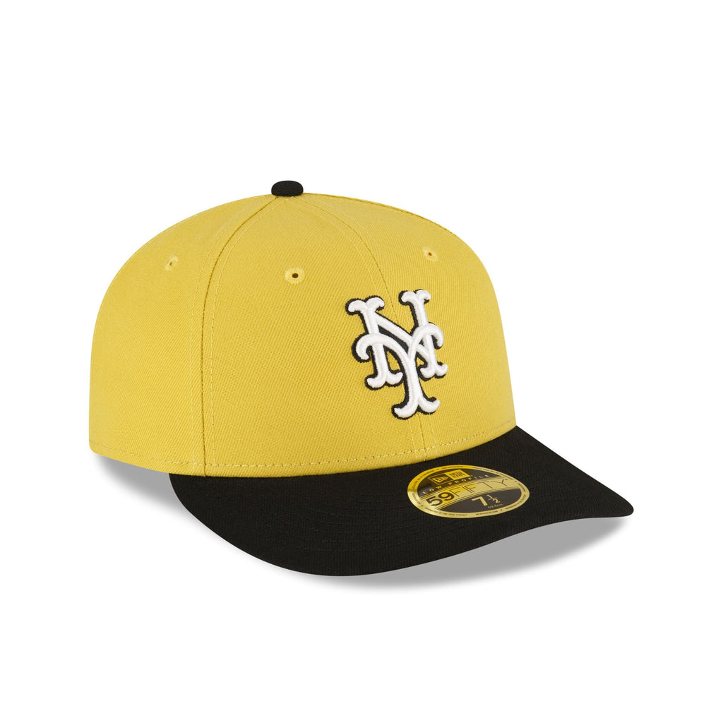 New Era New York Mets Chartreuse Crown Low Profile 2023 59FIFTY Fitted Hat