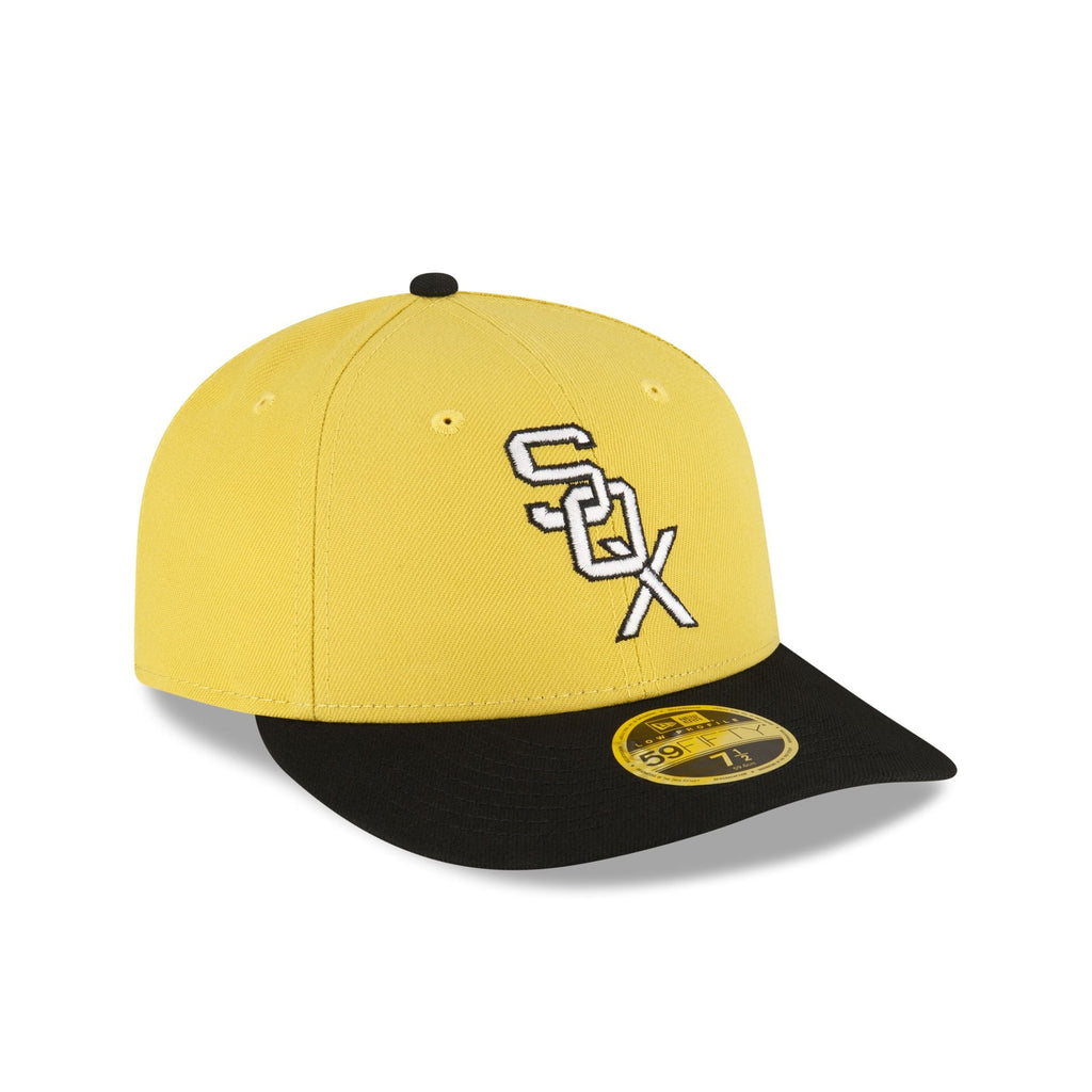 New Era Chicago White Sox Chartreuse Crown Low Profile 2023 59FIFTY Fitted Hat