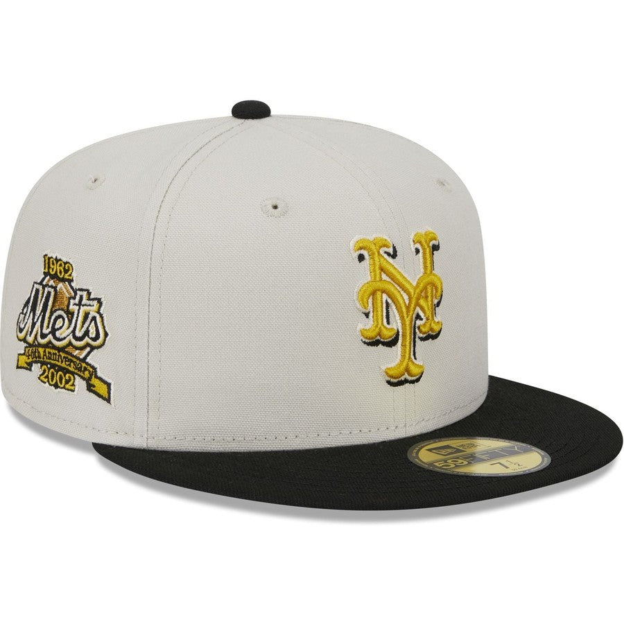 New Era New York Mets Two Tone Stone 2023 59FIFTY Fitted Hat