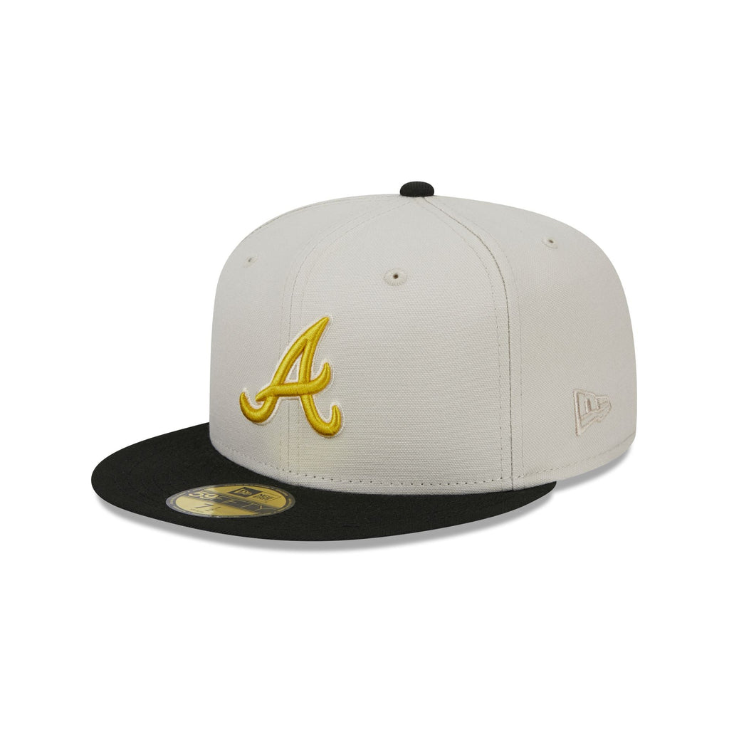 New Era Atlanta Braves Two Tone Stone 2023 59FIFTY Fitted Hat