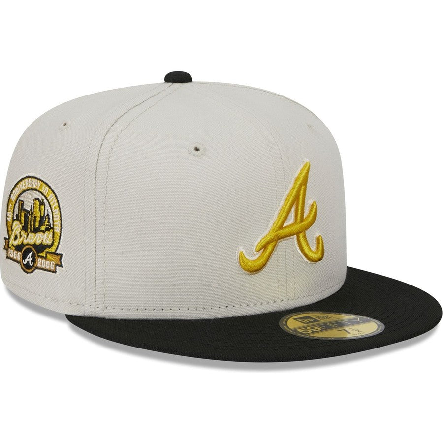 New Era Atlanta Braves Two Tone Stone 2023 59FIFTY Fitted Hat