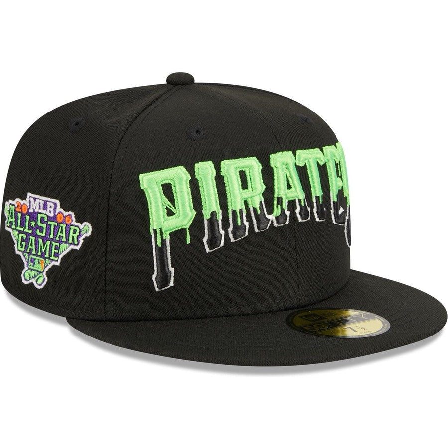 New Era Pittsburgh Pirates Slime Drip 2023 59FIFTY Fitted Hat