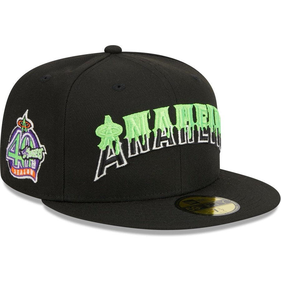 New Era Los Angeles Angels Slime Drip 2023 59FIFTY Fitted Hat