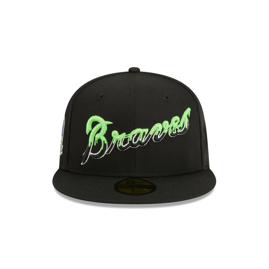 New Era Atlanta Braves Slime Drip 2023 59FIFTY Fitted Hat