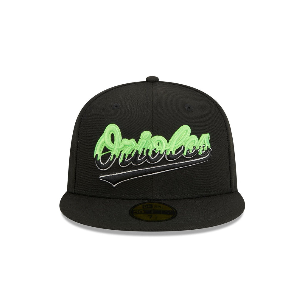 New Era Baltimore Orioles Slime Drip 2023 59FIFTY Fitted Hat