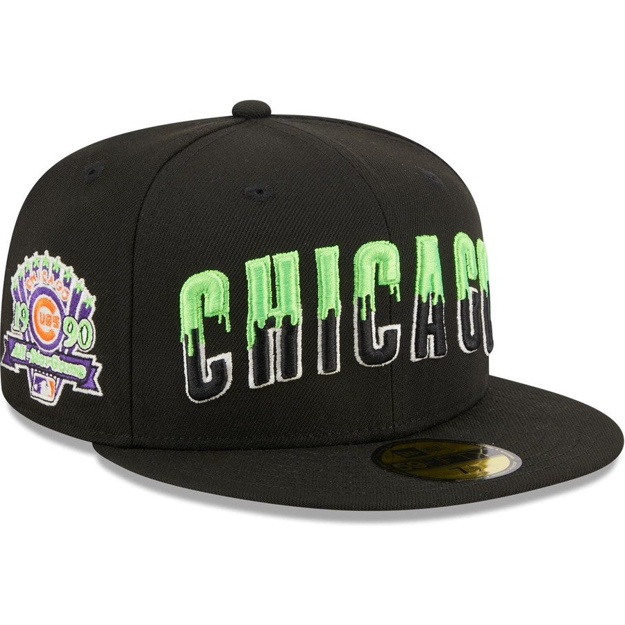 New Era Chicago Cubs Slime Drip 2023 59FIFTY Fitted Hat