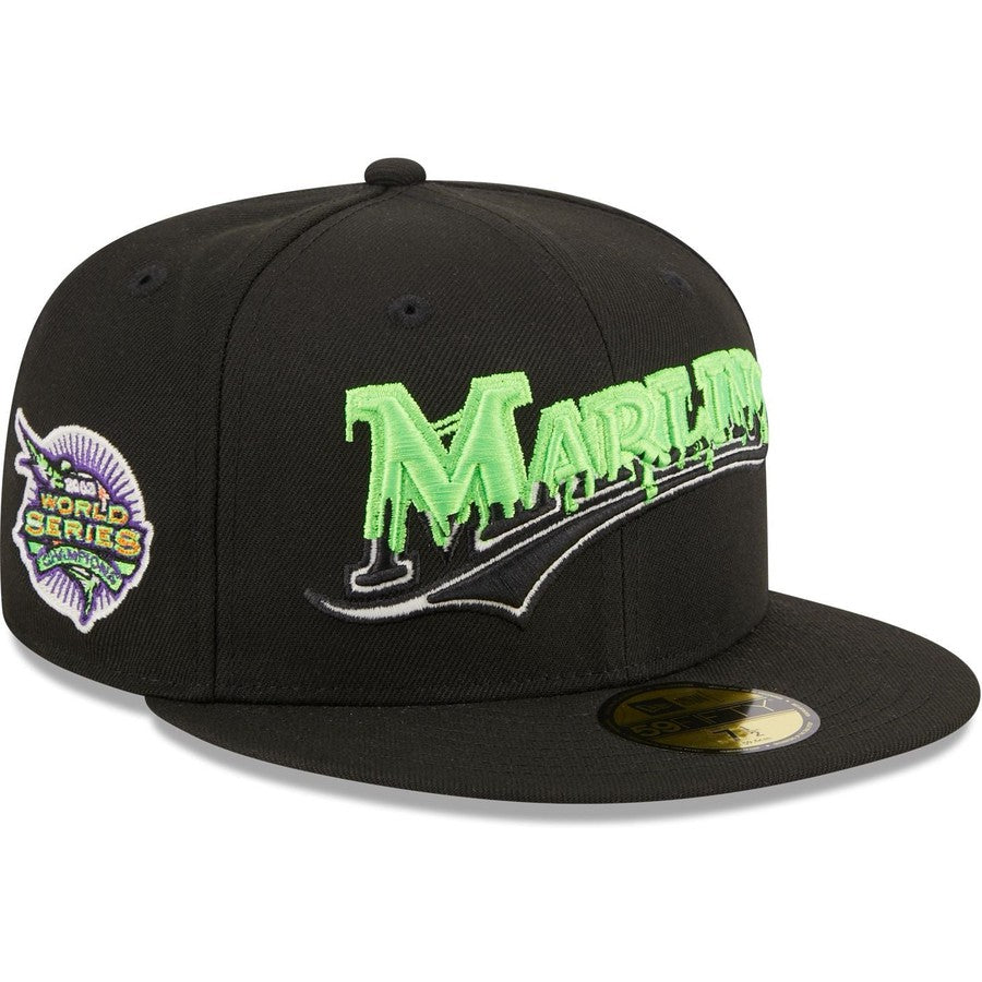 New Era Miami Marlins Slime Drip 2023 59FIFTY Fitted Hat