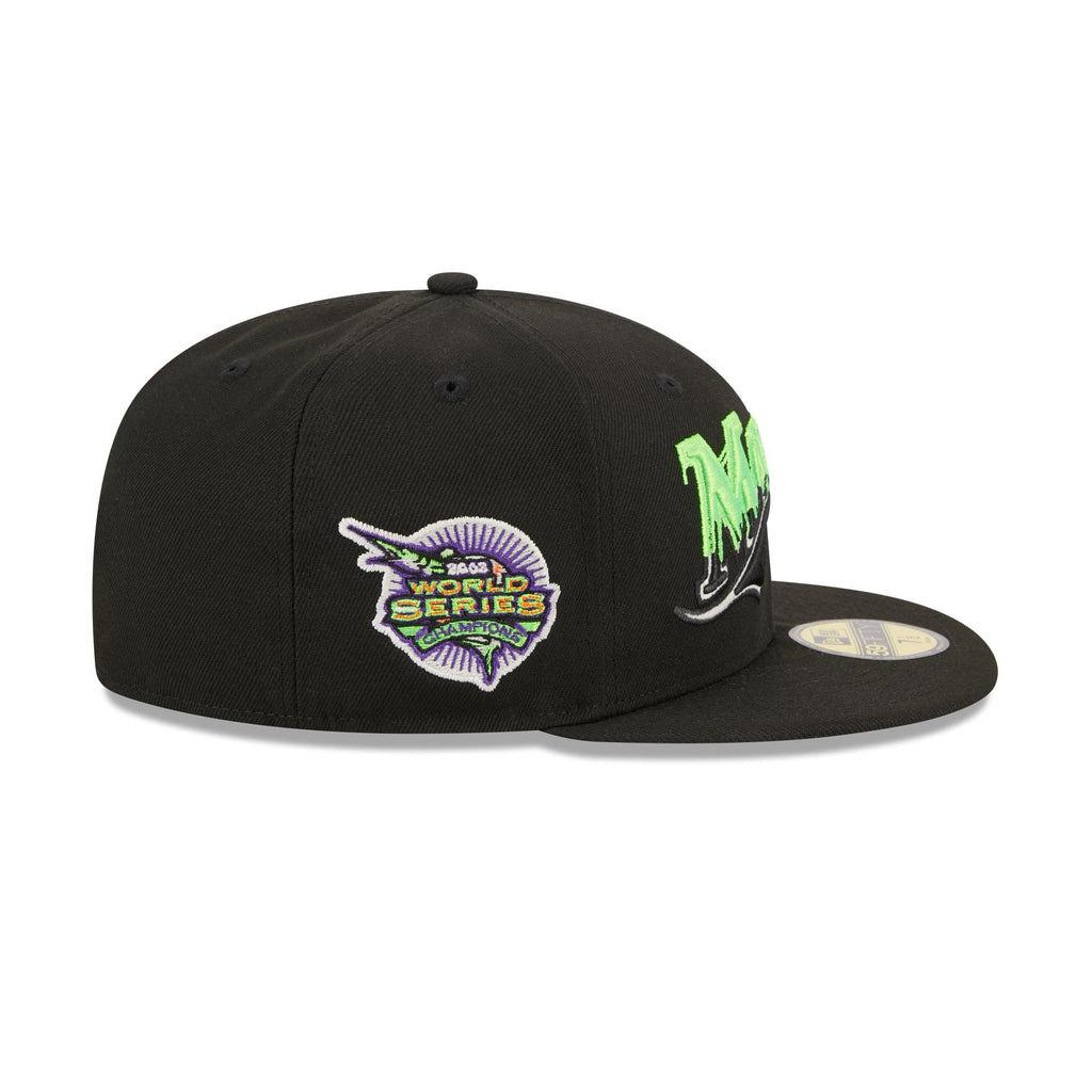 New Era Miami Marlins Slime Drip 2023 59FIFTY Fitted Hat