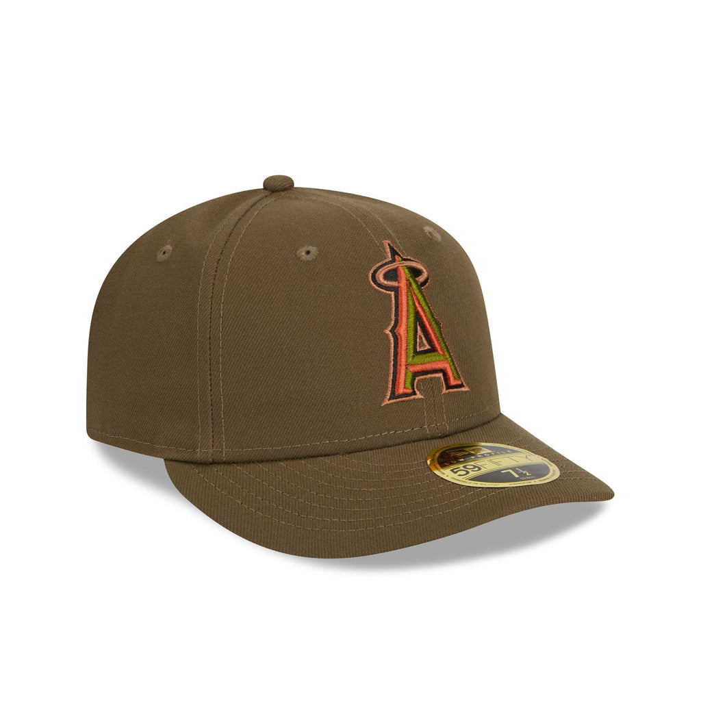 New Era Los Angeles Angels Rustic Fall Low Profile 2023 59FIFTY Fitted Hat
