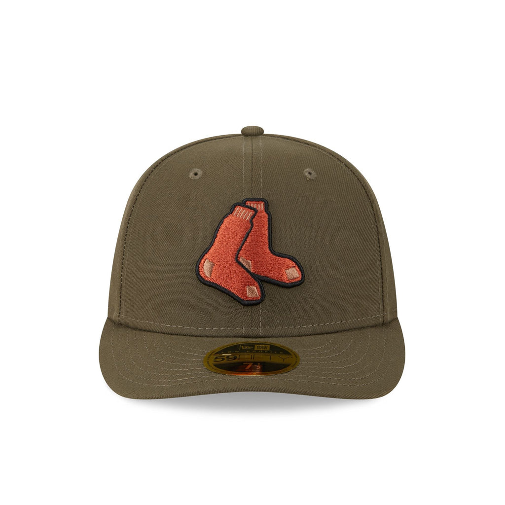 New Era Boston Red Sox Rustic Fall Low Profile 2023 59FIFTY Fitted Hat