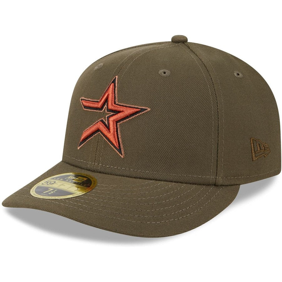 New Era Houston Astros Rustic Fall Low Profile 2023 59FIFTY Fitted Hat