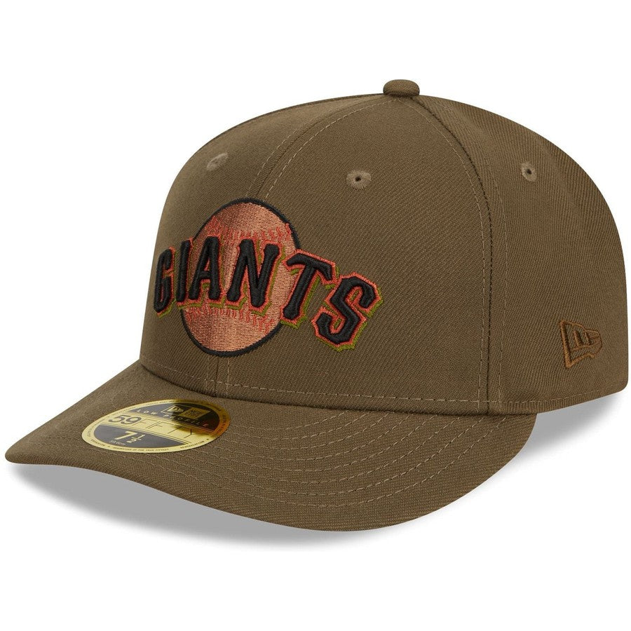 San Francisco Giants 2-Tone Color Pack 59FIFTY Fitted Hat - Brown/ Charcoal LBZSTC / 7 7/8