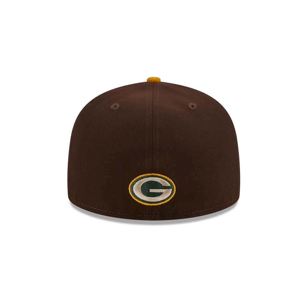 New Era Green Bay Packers Burnt Wood 2023 59FIFTY Fitted Hat
