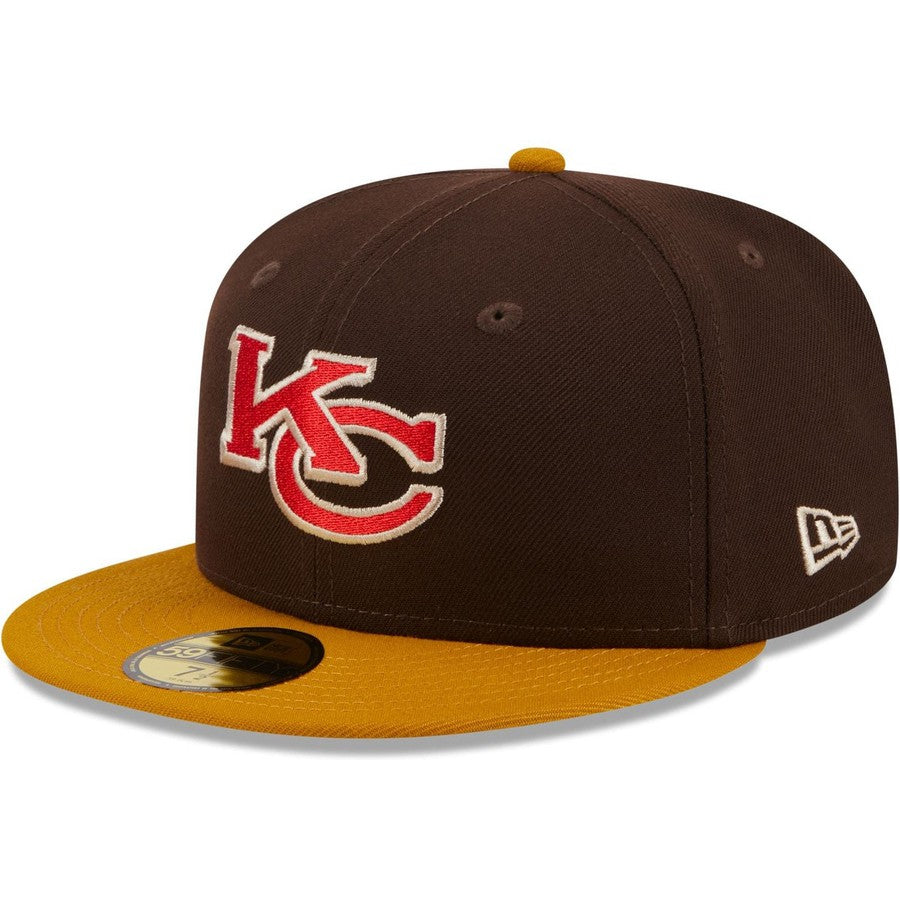 New Era Kansas City Chiefs Burnt Wood 2023 59FIFTY Fitted Hat