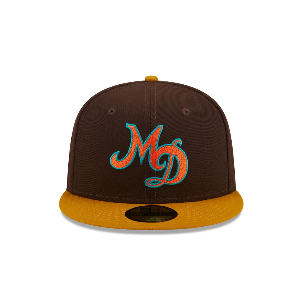 New Era Miami Dolphins Burnt Wood 2023 59FIFTY Fitted Hat