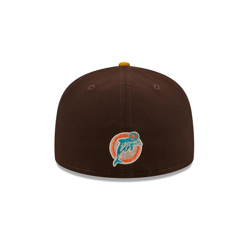 New Era Miami Dolphins Burnt Wood 2023 59FIFTY Fitted Hat