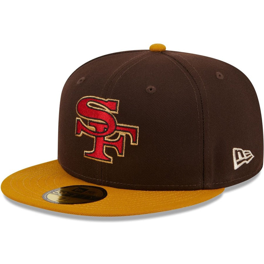 New Era San Francisco 49ers Burnt Wood 2023 59FIFTY Fitted Hat