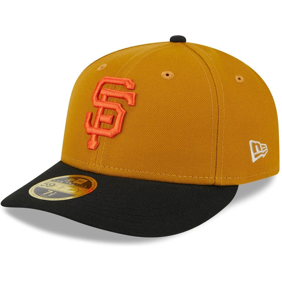 New Era San Francisco Giants Vintage Gold Low Profile 2023 59FIFTY Fitted Hat