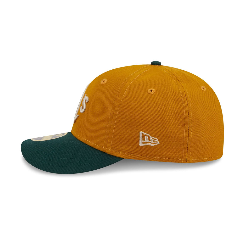 New Era Oakland Athletics Vintage Gold Low Profile 2023 59FIFTY Fitted Hat