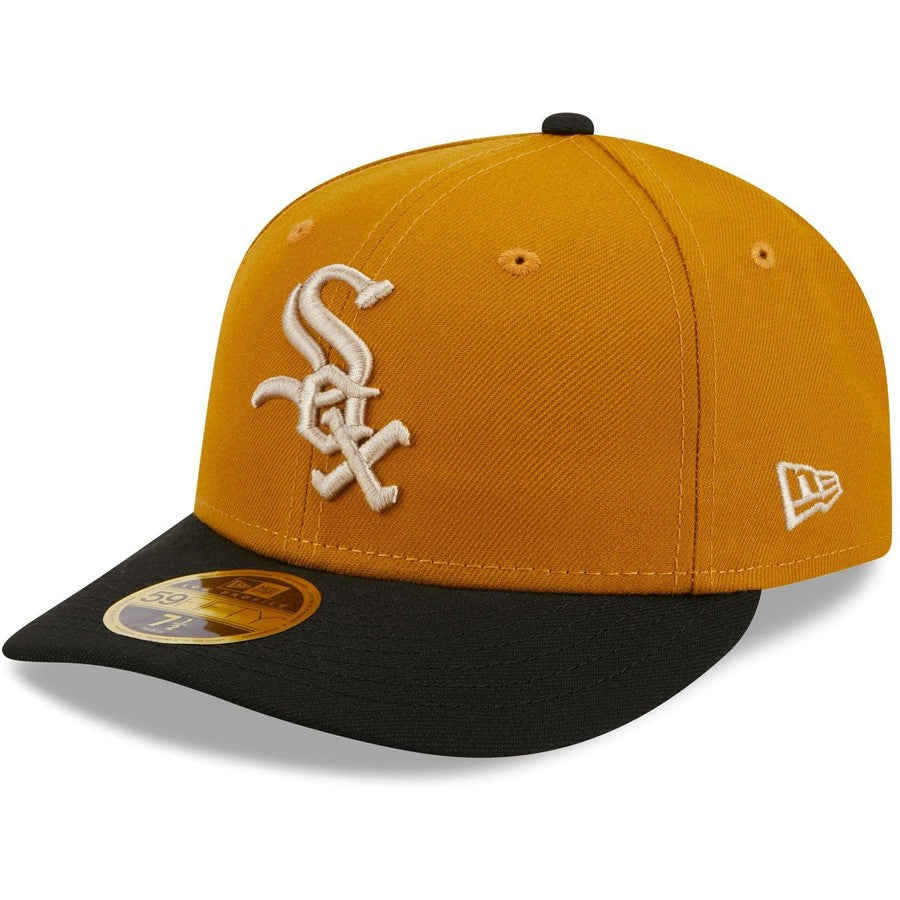 New Era Chicago White Sox Vintage Gold Low Profile 2023 59FIFTY Fitted Hat