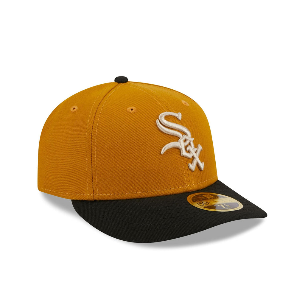 New Era Chicago White Sox Vintage Gold Low Profile 2023 59FIFTY Fitted Hat