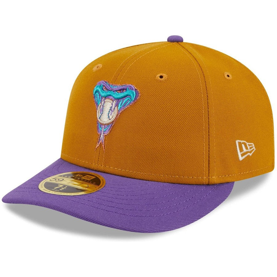 New Era Arizona Diamondbacks Vintage Gold Low Profile 2023 59FIFTY Fitted Hat