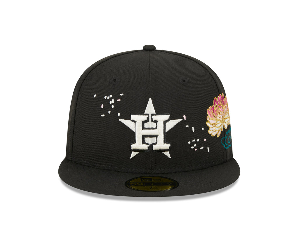 New Era Houston Astros Black Cherry Blossom 2023 59FIFTY Fitted Hat