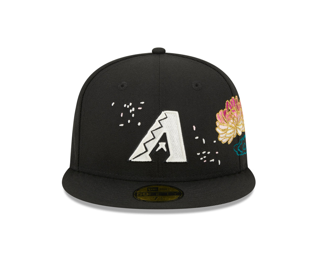 New Era Arizona Diamondbacks Black Cherry Blossom 2023 59FIFTY Fitted Hat