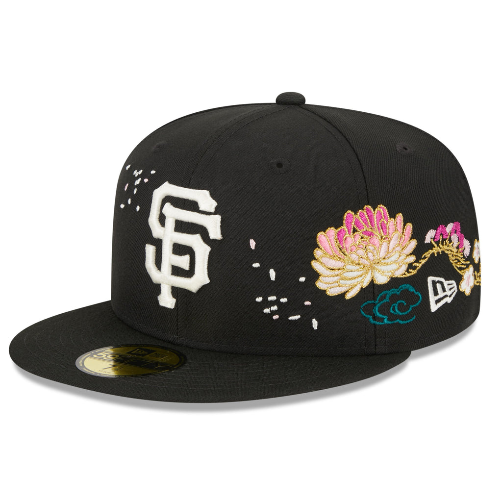 San Francisco Giants Custom 2021 Clubhouse 59FIFTY Black Hat