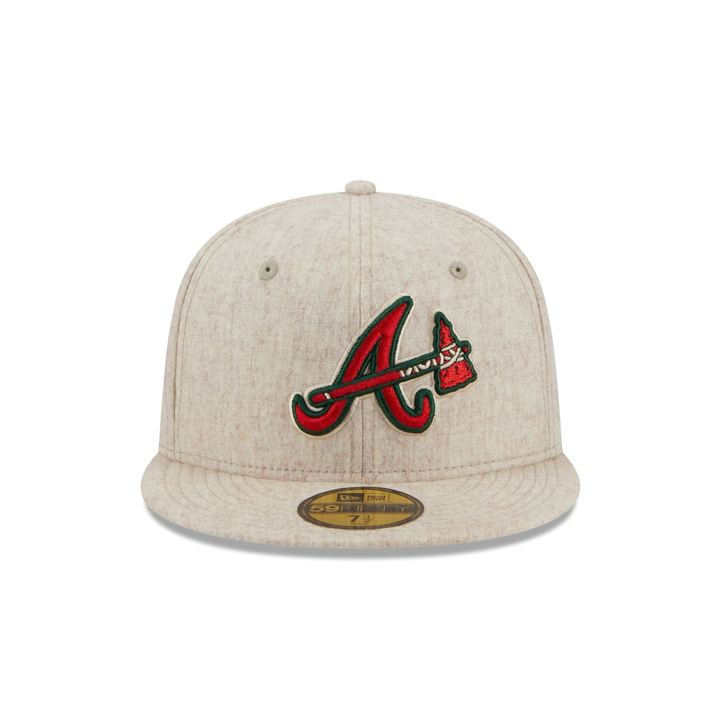 New Era Atlanta Braves Wool Plaid 2023 59FIFTY Fitted Hat