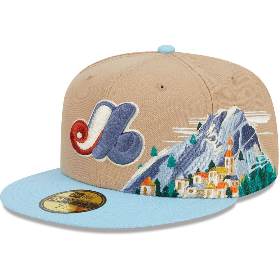 Expos Rust Hat New Era Montreal Expos Snowcapped 2023 59FIFTY Fitted Hat