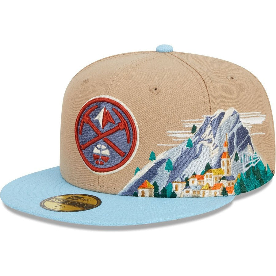 New Era Denver Nuggets Snowcapped 2023 59FIFTY Fitted Hat