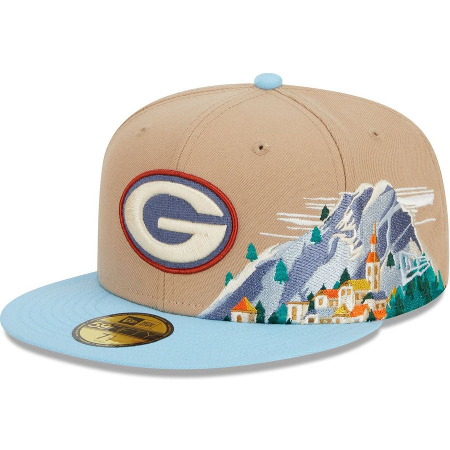 New Era Green Bay Packers Snowcapped 2023 59FIFTY Fitted Hat