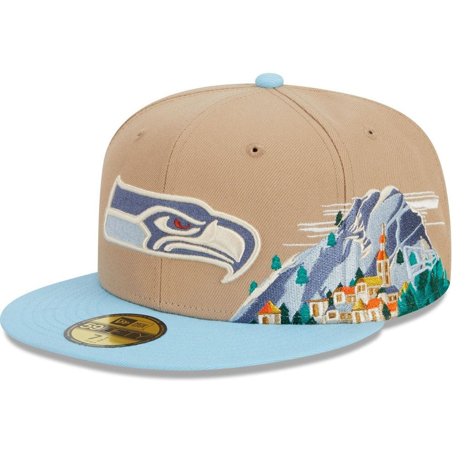 New Era Seattle Seahawks Snowcapped 2023 59FIFTY Fitted Hat