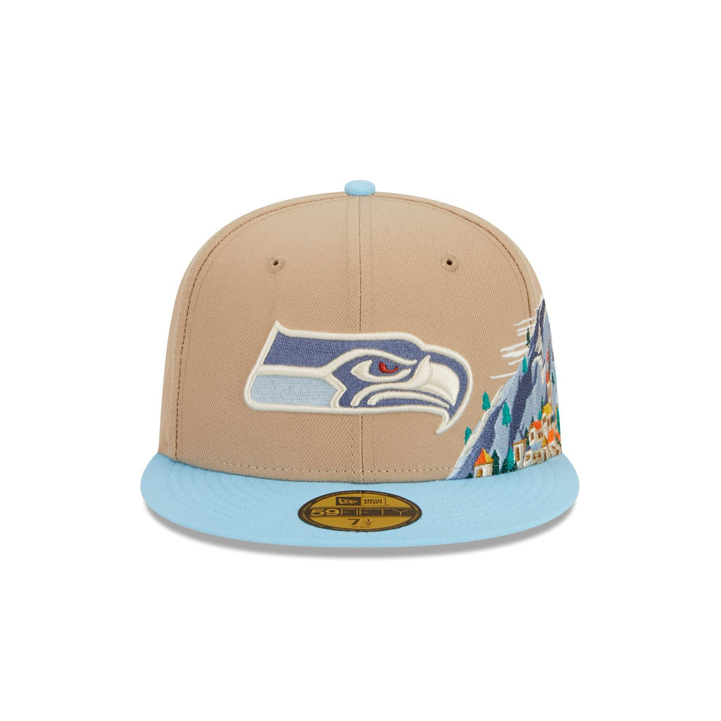 New Era Seattle Seahawks Snowcapped 2023 59FIFTY Fitted Hat
