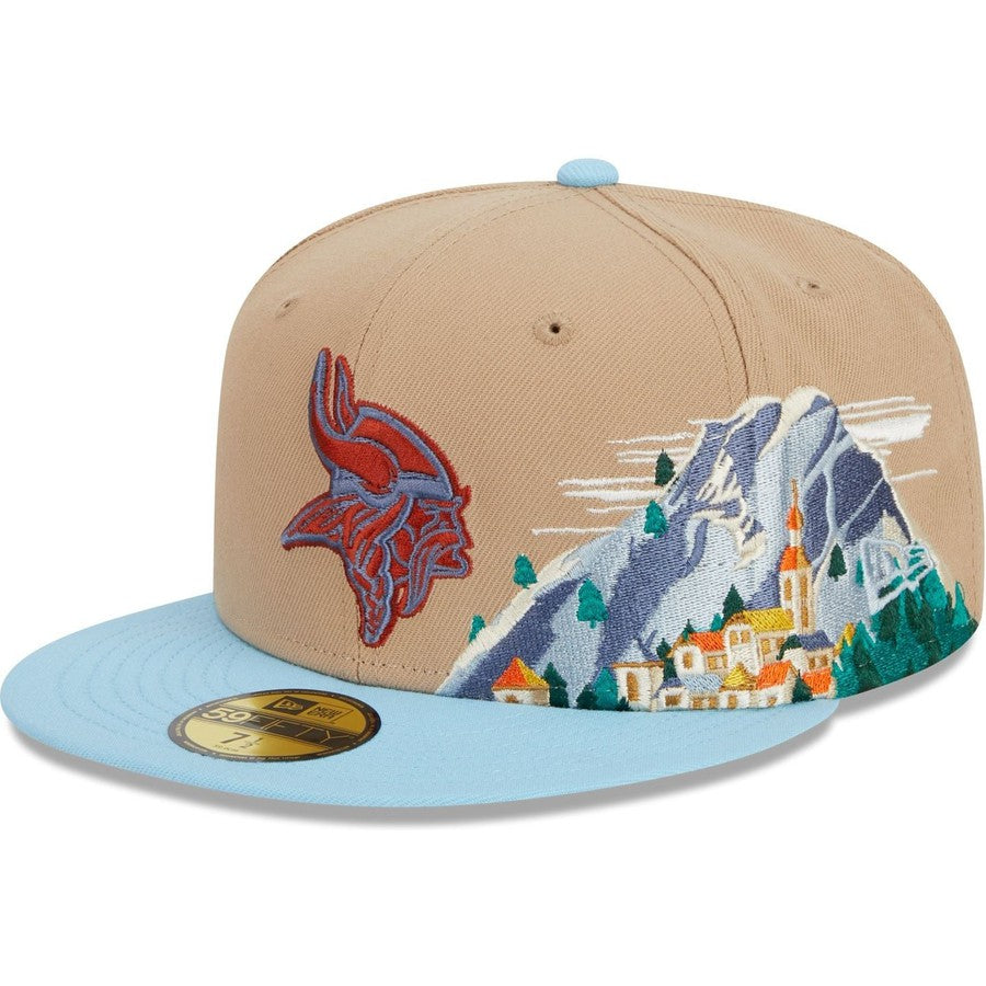 New Era Minnesota Vikings Snowcapped 2023 59FIFTY Fitted Hat