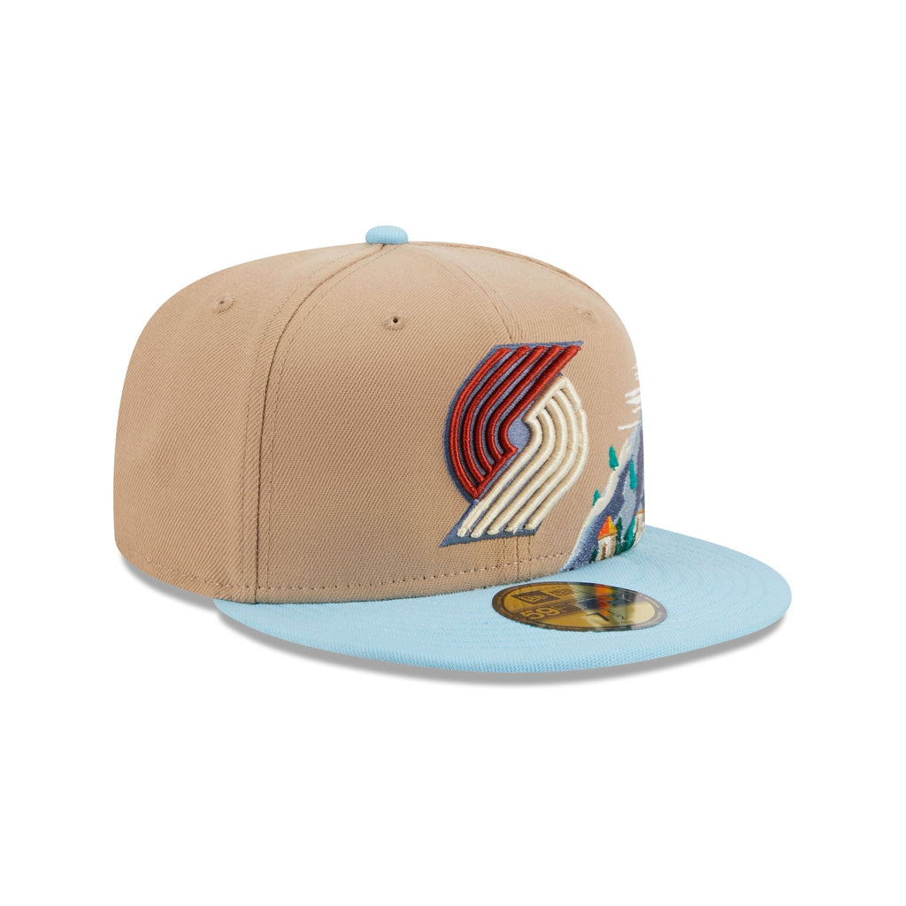 New Era Portland Trail Blazers Snowcapped 2023 59FIFTY Fitted Hat