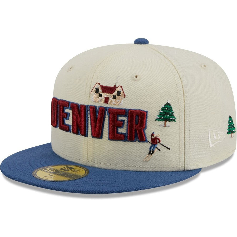 New Era Denver Nuggets Snowbound 2023 59FIFTY Fitted Hat