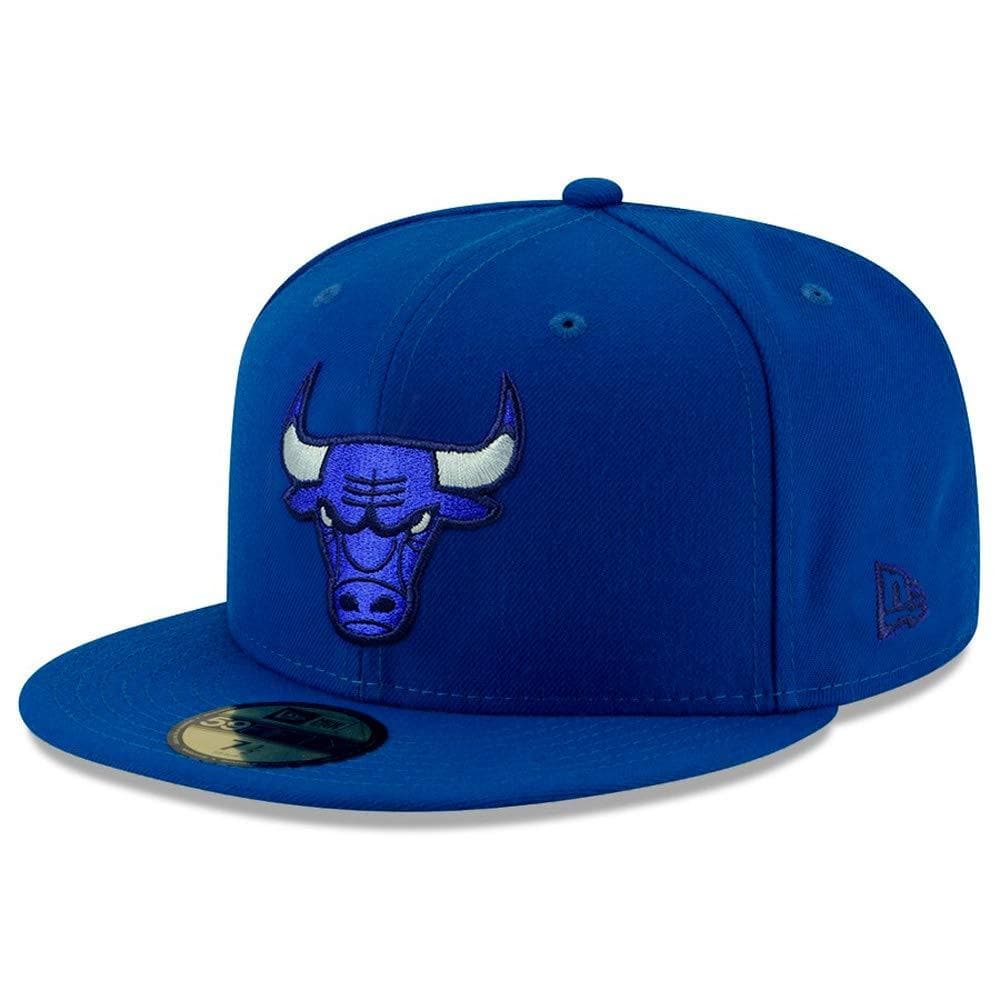 New Era Blue Chicago Bulls 59FIFTY Fitted Hat