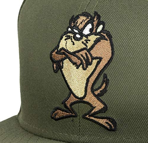 New Era Tazmanian Devil Looney Tunes Olive 59FIFTY Fitted Hat