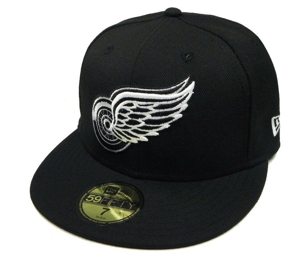 New Era NHL Detroit Redwings 59Fifty Fitted Hat (Black)